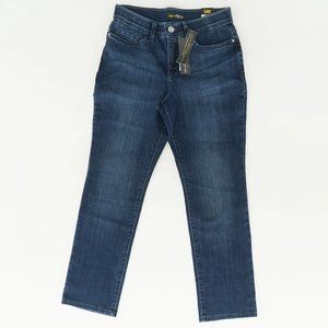 NEW Flex Motion Straight-Leg Blue Jeans In Atlantic - 6M  WOMEN'S